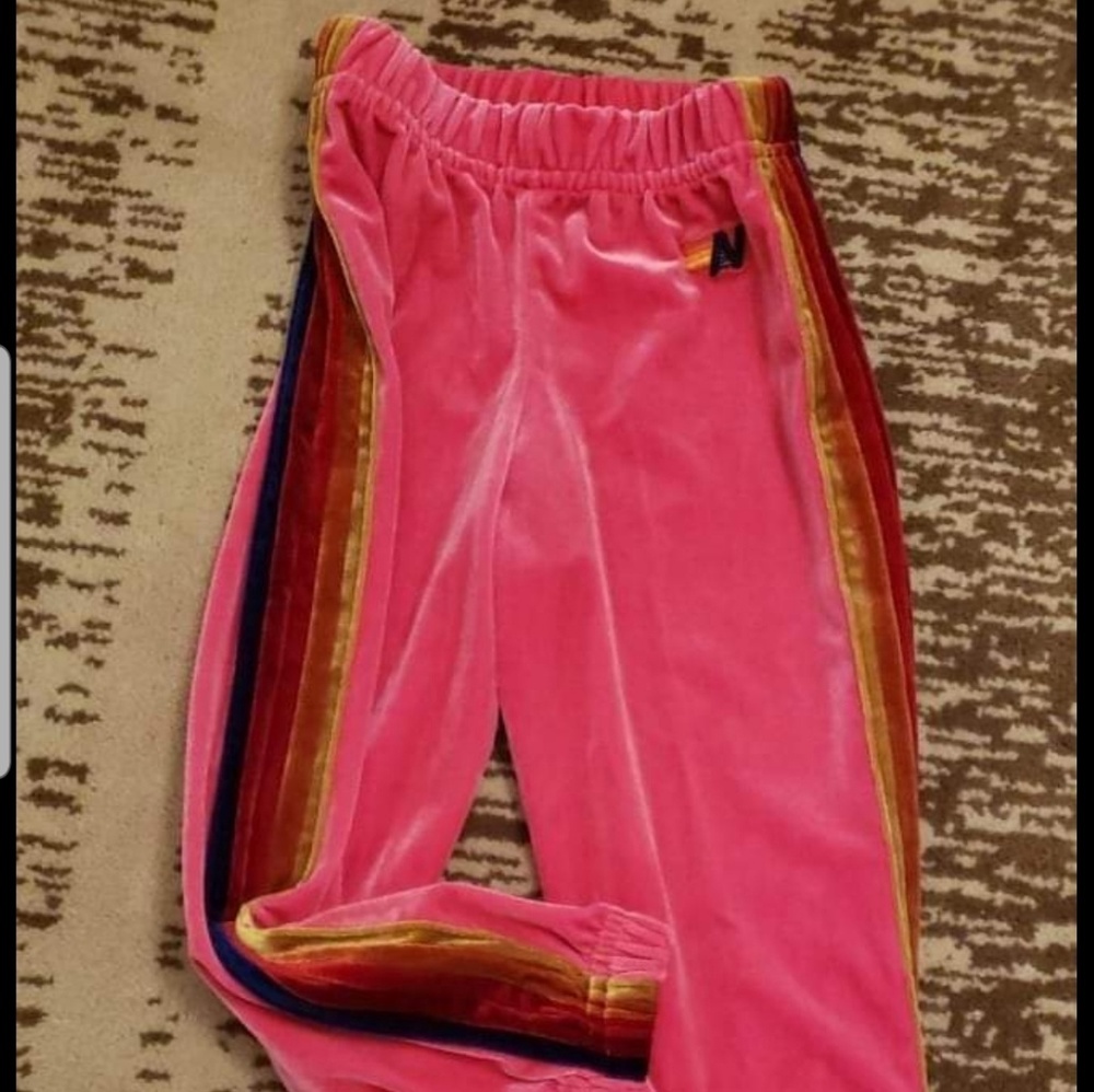 VGUC Aviator Nation Velour Pants 4T